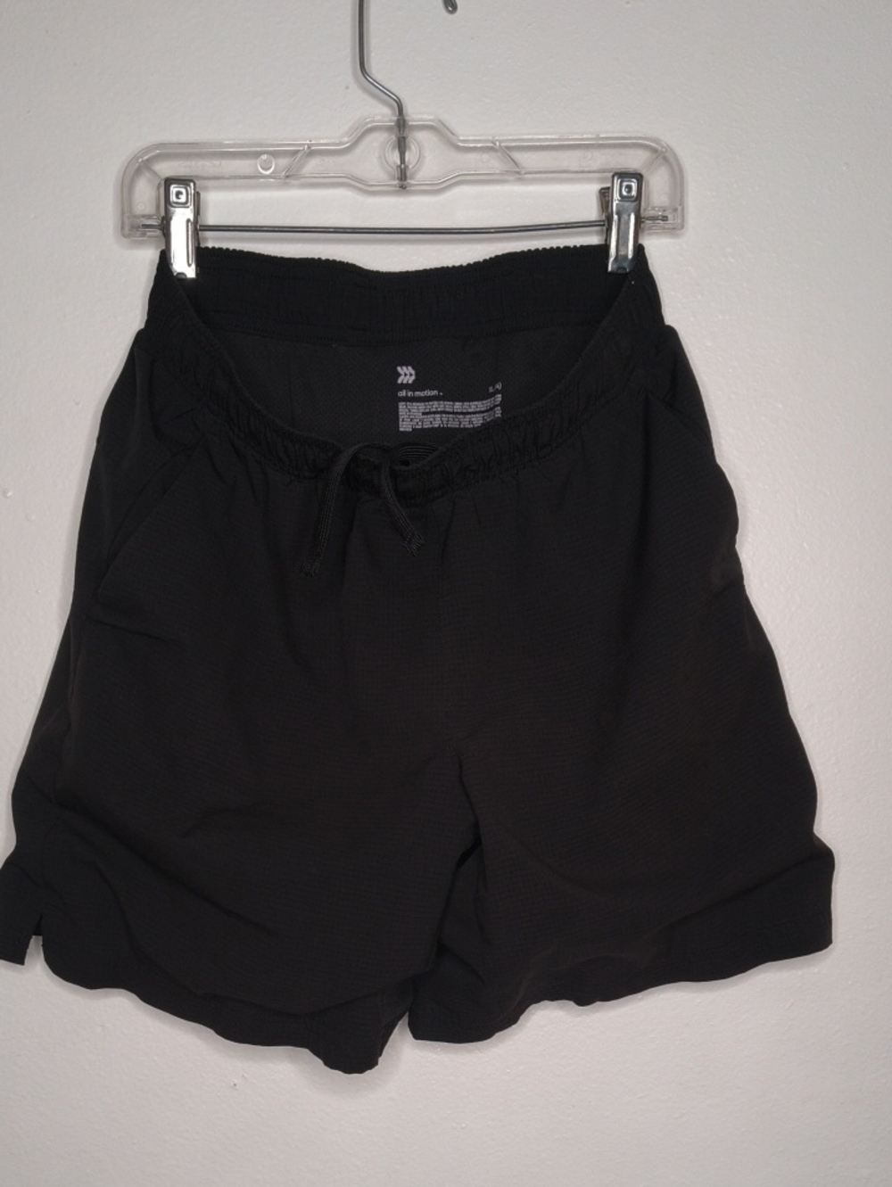 Youth Black Drawstring Shorts